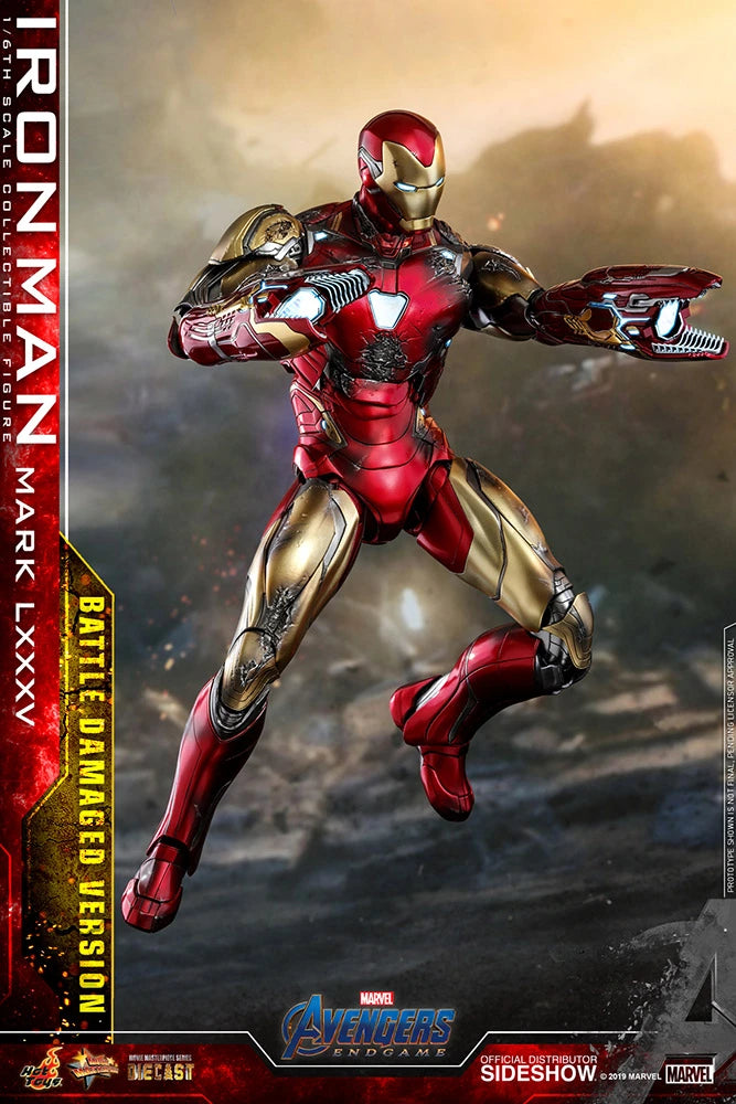 Hot Toys Avengers Endgame Iron Man Mark LXXXV (Battle Damaged Version) 1/6th Scale Figure