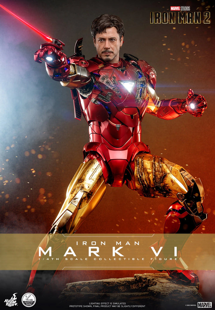Hot Toys Iron Man 2 Iron Man Mark VI 1/4th Scale Figure