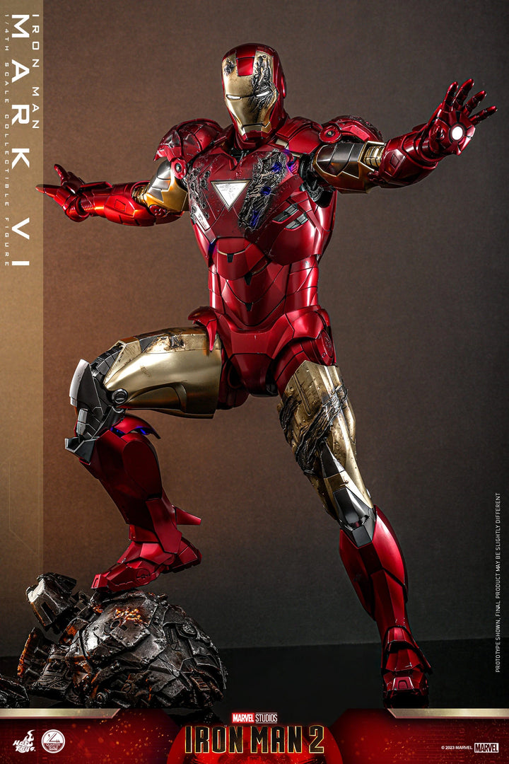 Hot Toys Iron Man 2 Iron Man Mark VI 1/4th Scale Figure