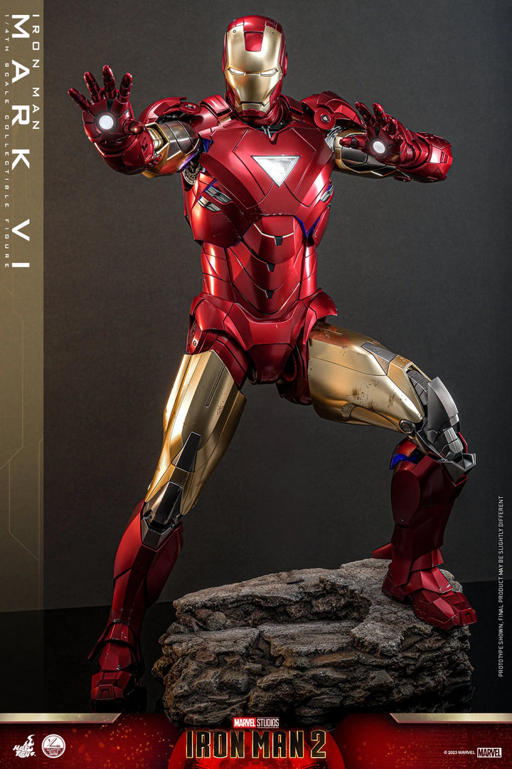 Hot Toys Iron Man 2 Iron Man Mark VI 1/4th Scale Figure