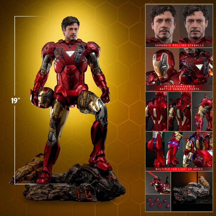 Hot Toys Iron Man 2 Iron Man Mark VI 1/4th Scale Figure