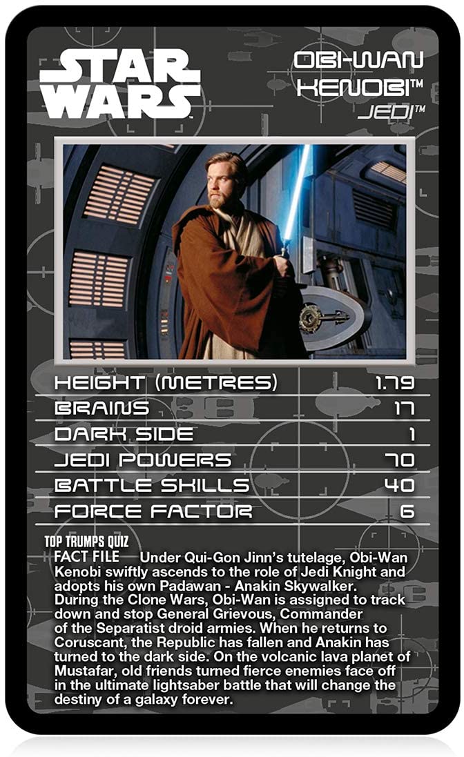 Top Trumps Specials Star Wars Episodes 1-3 Card Game