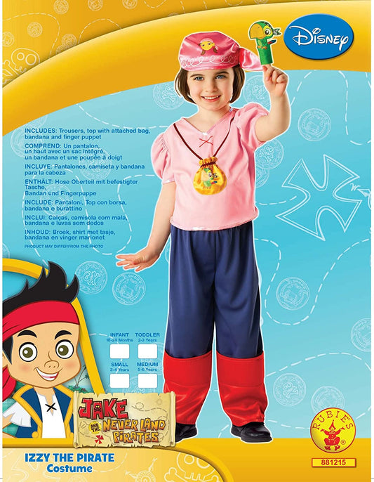 Official Disney Jake and The Neverland Pirates Izzy Costume (18 24 Months) - Image 2