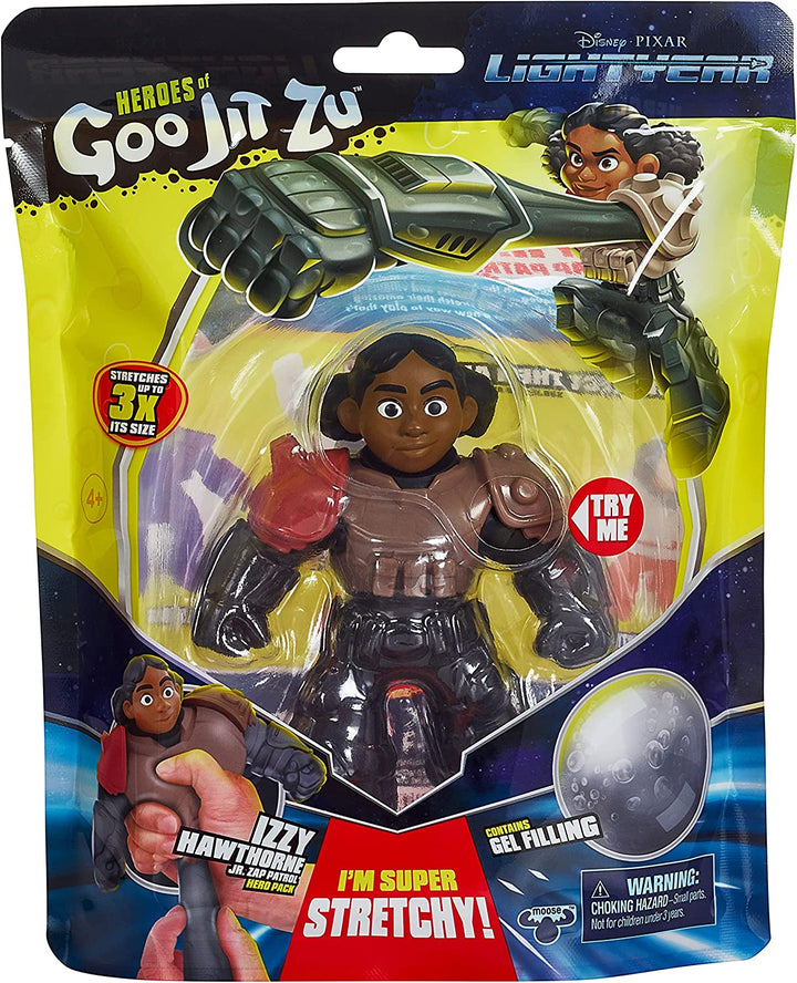 Disney Pixar Lightyear Heroes Of Goo Jit Zu Izzy Hawthorne Stretchy Action Figure