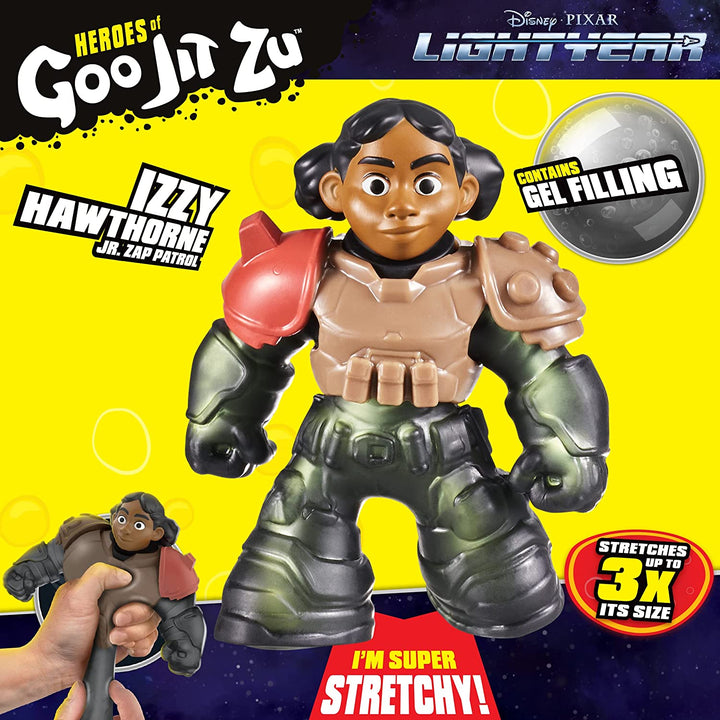 Disney Pixar Lightyear Heroes Of Goo Jit Zu Izzy Hawthorne Stretchy Action Figure