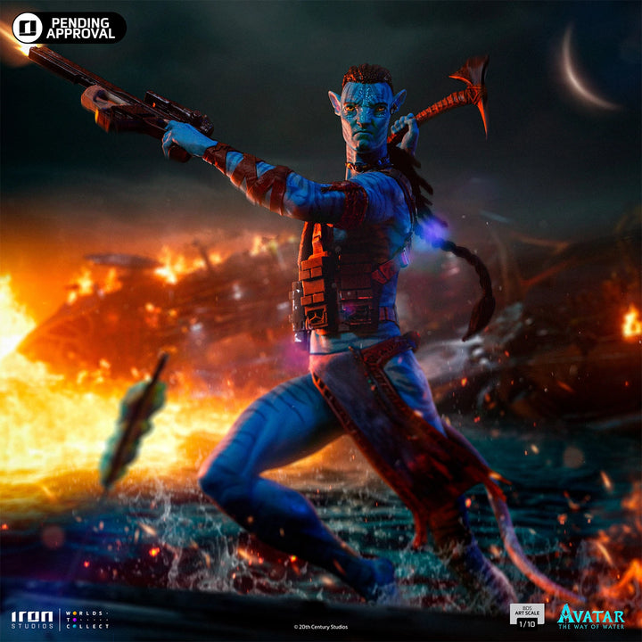 Iron Studios Avatar The Way of Water Jake Sully 1/10 Art Scale Limited Edition Statue