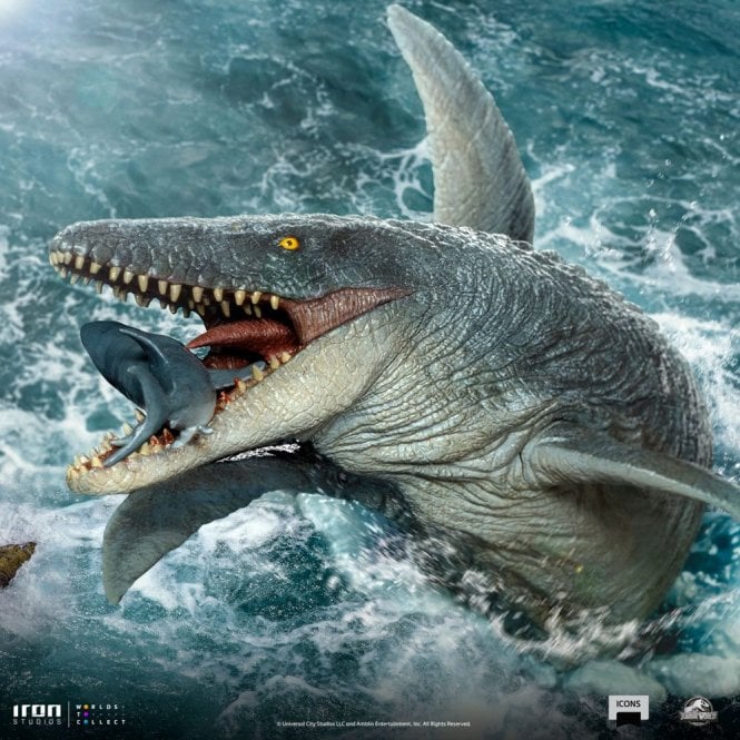 Iron Studios Jurassic World Icons Mosasaurus Statue