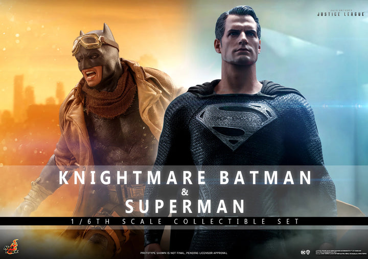 Hot Toys Zack Snyder’s Justice League Batman (Knightmare) and Superman (Black Suit) 1/6 Scale Figure Set