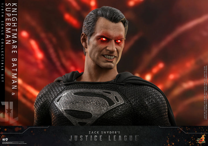 Hot Toys Zack Snyder’s Justice League Batman (Knightmare) and Superman (Black Suit) 1/6 Scale Figure Set
