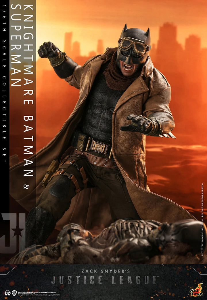 Hot Toys Zack Snyder’s Justice League Batman (Knightmare) and Superman (Black Suit) 1/6 Scale Figure Set