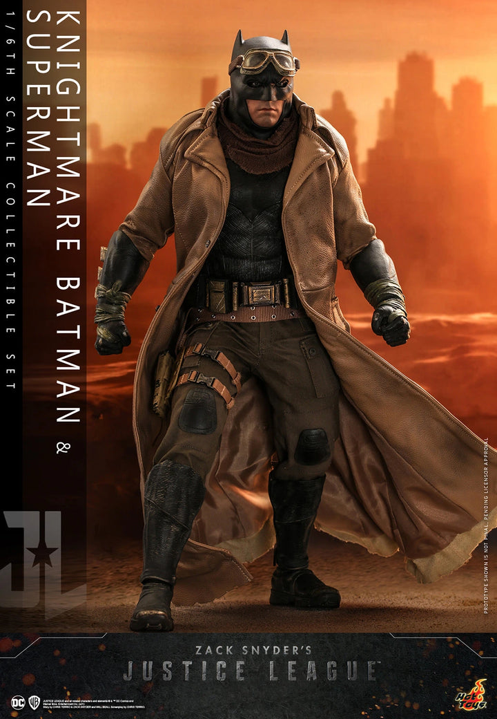 Hot Toys Zack Snyder’s Justice League Batman (Knightmare) and Superman (Black Suit) 1/6 Scale Figure Set