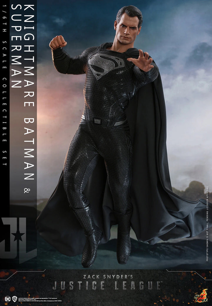 Hot Toys Zack Snyder’s Justice League Batman (Knightmare) and Superman (Black Suit) 1/6 Scale Figure Set
