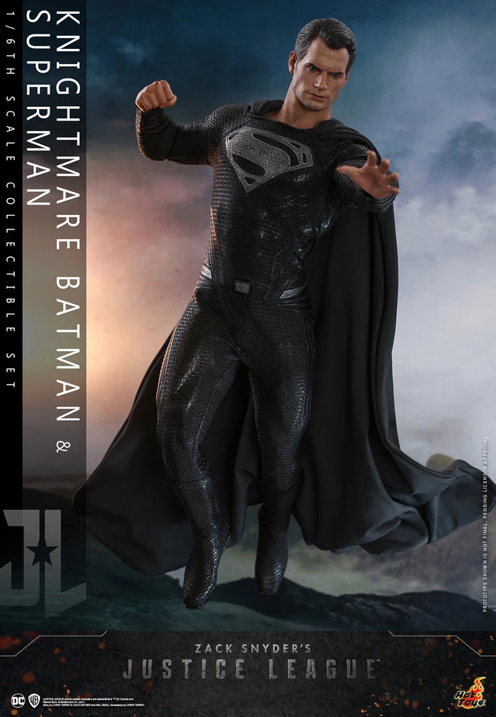 Hot Toys Zack Snyder’s Justice League Batman (Knightmare) and Superman (Black Suit) 1/6 Scale Figure Set