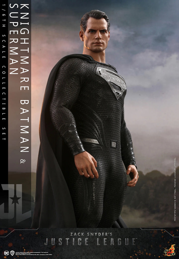 Hot Toys Zack Snyder’s Justice League Batman (Knightmare) and Superman (Black Suit) 1/6 Scale Figure Set