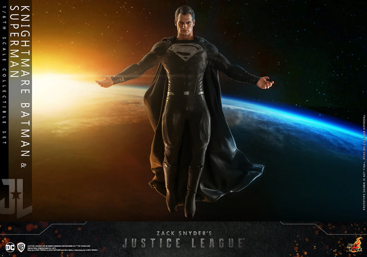 Hot Toys Zack Snyder’s Justice League Batman (Knightmare) and Superman (Black Suit) 1/6 Scale Figure Set