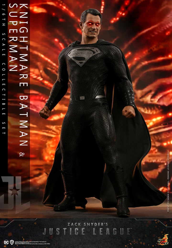 Hot Toys Zack Snyder’s Justice League Batman (Knightmare) and Superman (Black Suit) 1/6 Scale Figure Set