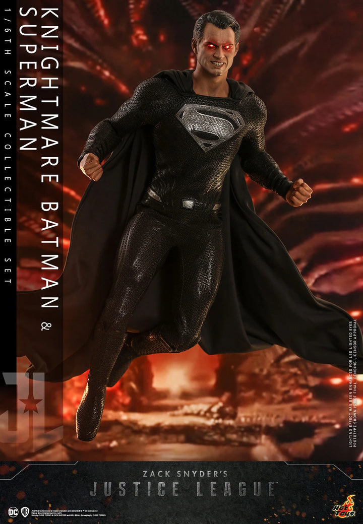 Hot Toys Zack Snyder’s Justice League Batman (Knightmare) and Superman (Black Suit) 1/6 Scale Figure Set