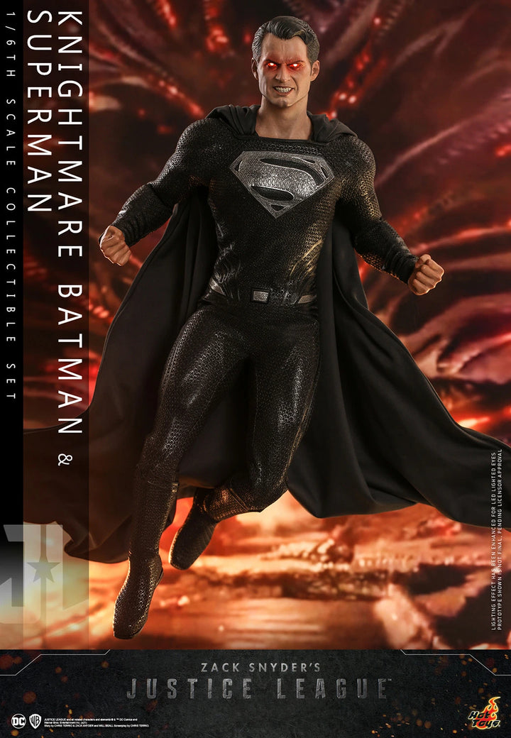 Hot Toys Zack Snyder’s Justice League Batman (Knightmare) and Superman (Black Suit) 1/6 Scale Figure Set