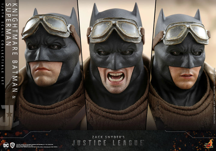 Hot Toys Zack Snyder’s Justice League Batman (Knightmare) and Superman (Black Suit) 1/6 Scale Figure Set