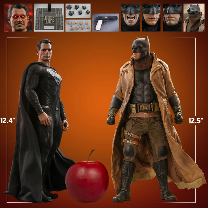 Hot Toys Zack Snyder’s Justice League Batman (Knightmare) and Superman (Black Suit) 1/6 Scale Figure Set