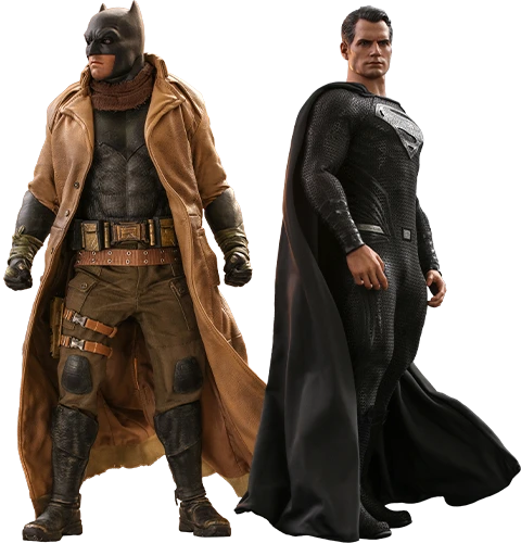 Hot Toys Zack Snyder’s Justice League Batman (Knightmare) and Superman (Black Suit) 1/6 Scale Figure Set