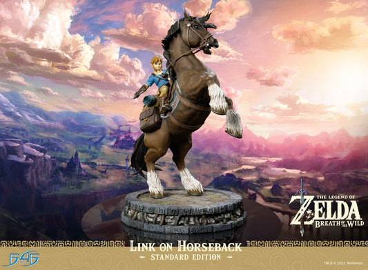 First4Figures The Legend Of Zelda: Breath Of The Wild (Link On Horseback) RESIN Statue - Image 2