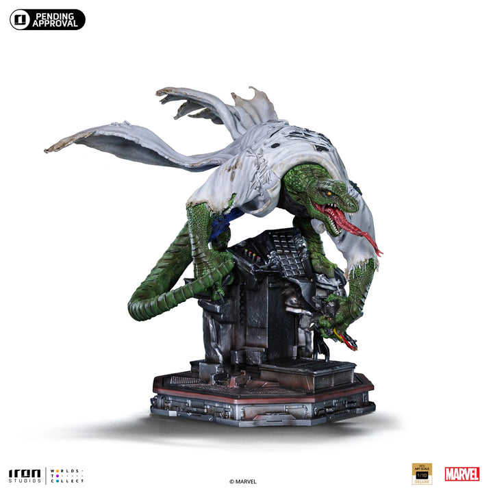Iron Studios Marvel Comics Spider Man Battle Diorama Series The Lizard 1/10 Art Scale Limited Edition Statue