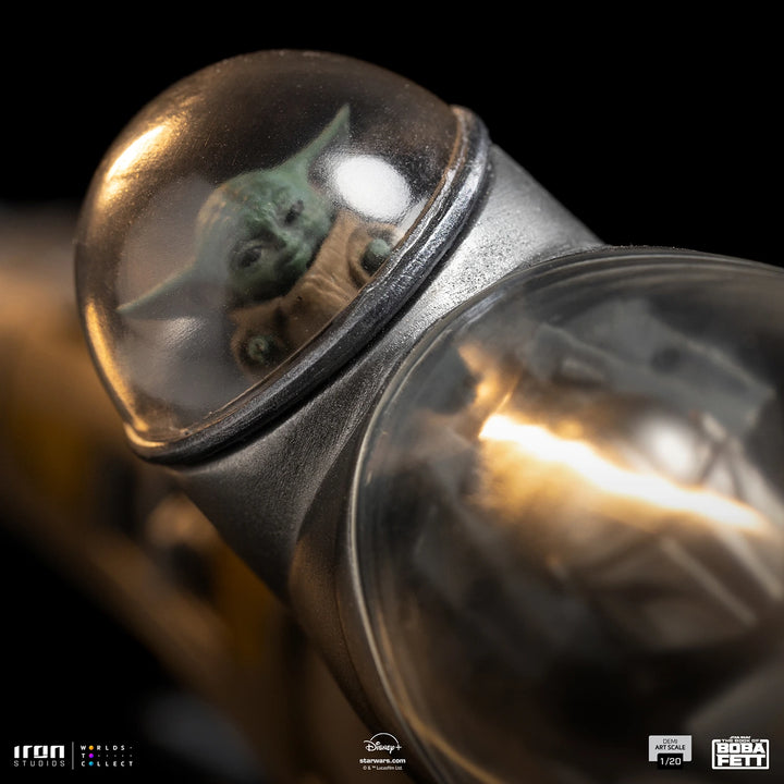 Iron Studios Star Wars The Mandalorian Mando's N-1 Starfighter 1/20 Art Scale Limited Edition Statue