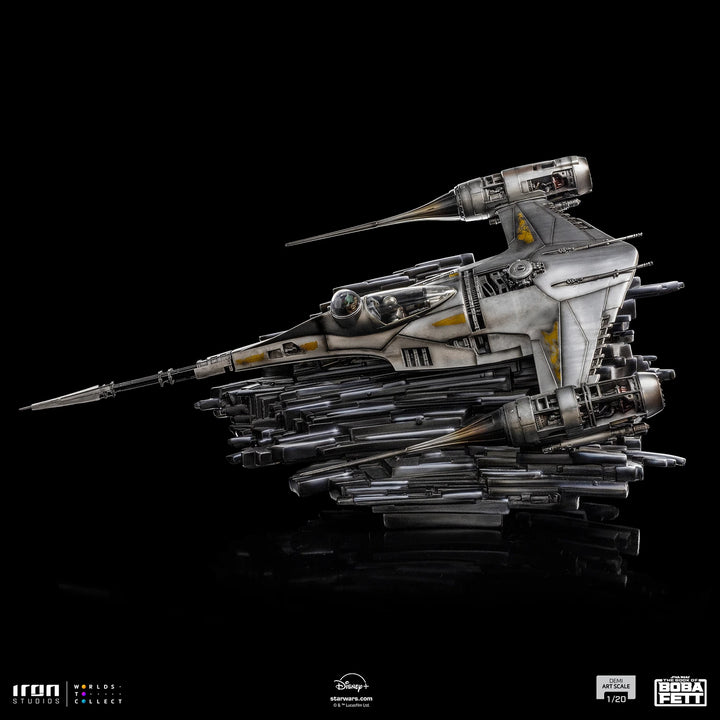 Iron Studios Star Wars The Mandalorian Mando's N-1 Starfighter 1/20 Art Scale Limited Edition Statue
