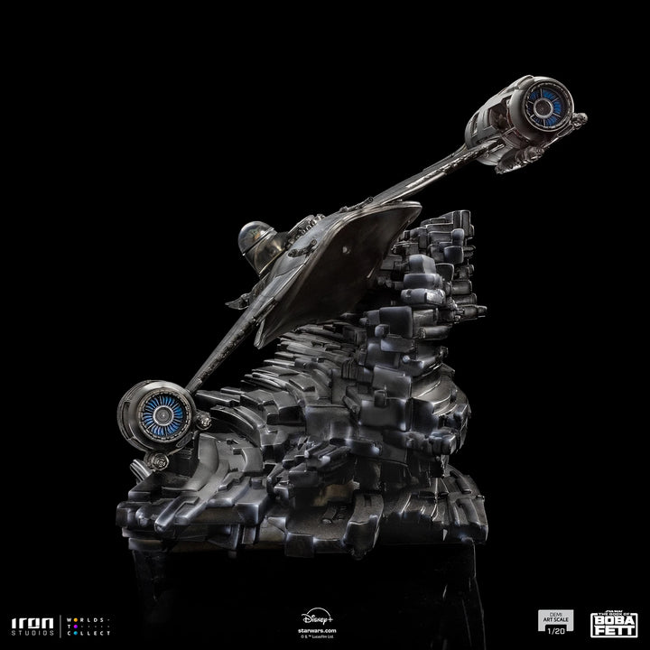 Iron Studios Star Wars The Mandalorian Mando's N-1 Starfighter 1/20 Art Scale Limited Edition Statue
