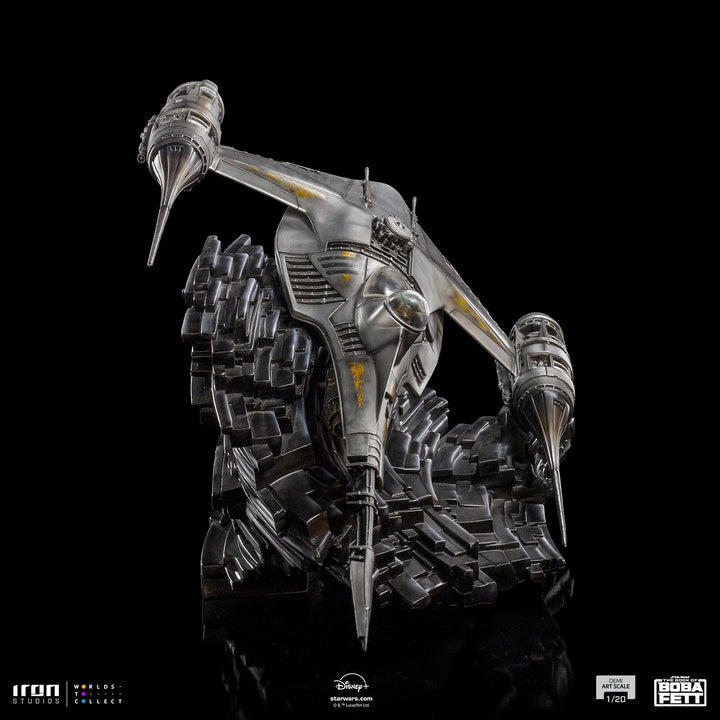 Iron Studios Star Wars The Mandalorian Mando's N-1 Starfighter 1/20 Art Scale Limited Edition Statue