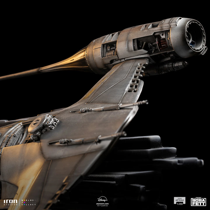 Iron Studios Star Wars The Mandalorian Mando's N-1 Starfighter 1/20 Art Scale Limited Edition Statue