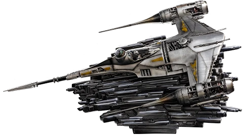 Iron Studios Star Wars The Mandalorian Mando's N-1 Starfighter 1/20 Art Scale Limited Edition Statue