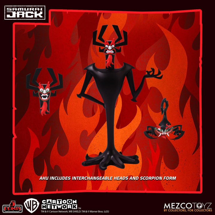 Samurai Jack: Samurai Jack, Mad Jack, Aku 5-Point Action Figure Assortment (Pre-Order February 2026)