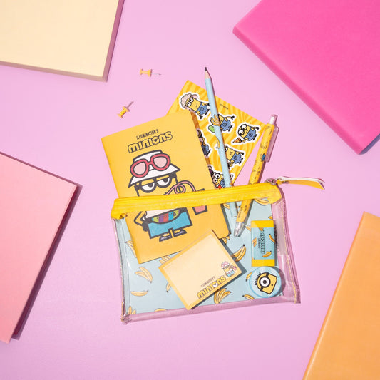 Minions Basic Stationery Set for School and Desk alternate view