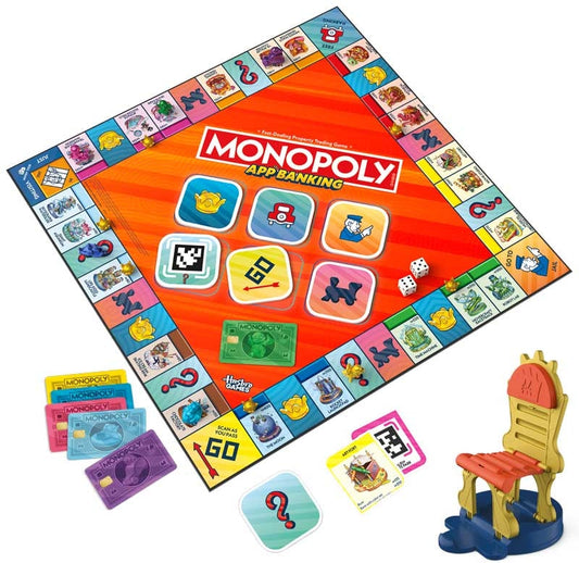 Monopoly App Banking – App-Assisted Electronic Monopoly Game (Ages 8+), alternate view