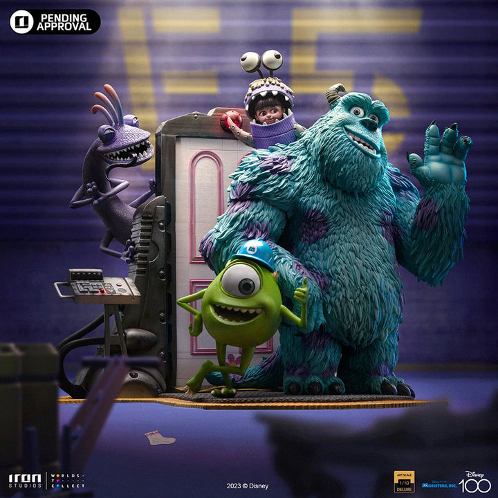 Iron Studios Disney Classics Diorama Series Deluxe Monsters Inc. (Disney 100th Anniversary) 1/10 Art Scale Limited Edition Statue