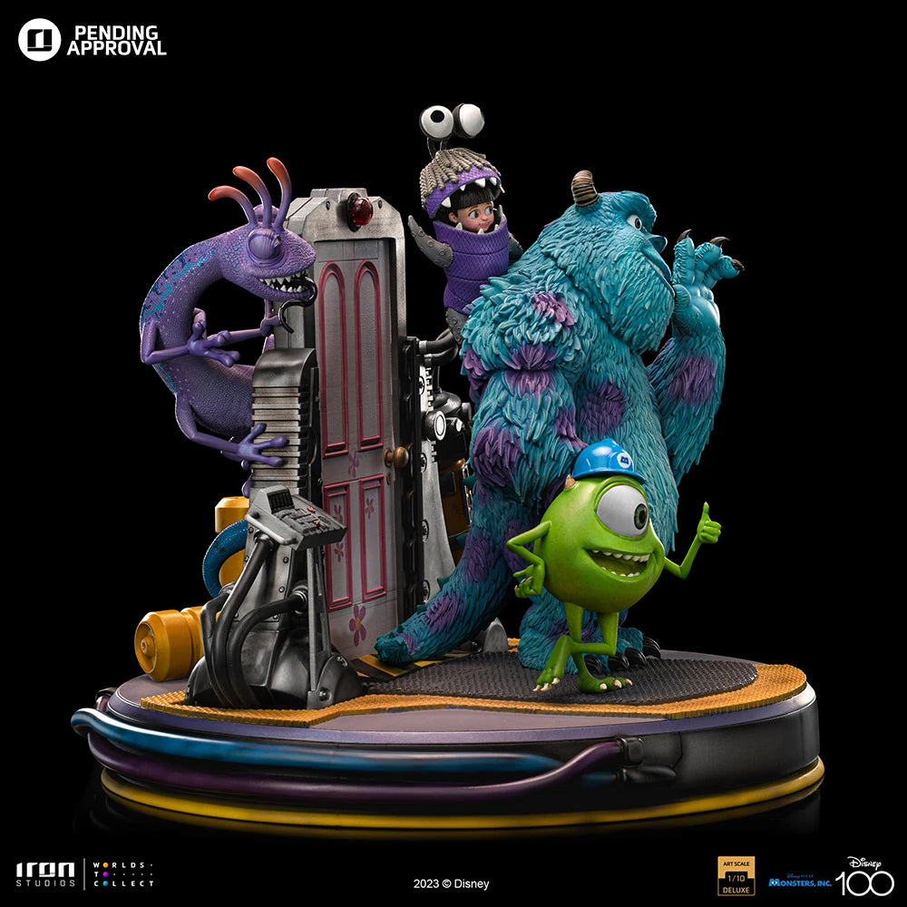 Iron Studios Disney Classics Diorama Series Deluxe Monsters Inc. (Disney 100th Anniversary) 1/10 Art Scale Limited Edition Statue