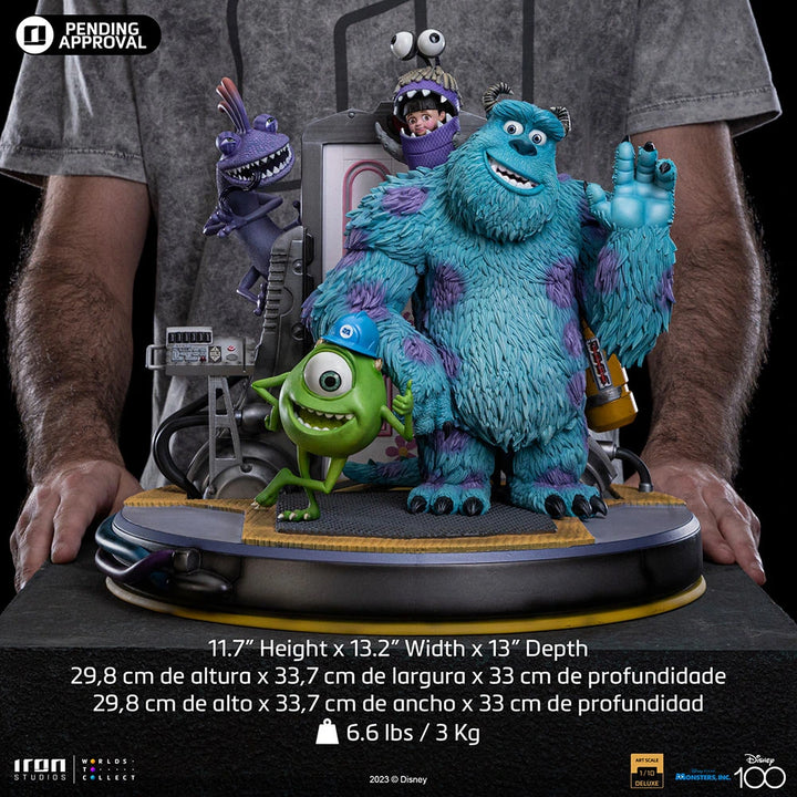 Iron Studios Disney Classics Diorama Series Deluxe Monsters Inc. (Disney 100th Anniversary) 1/10 Art Scale Limited Edition Statue