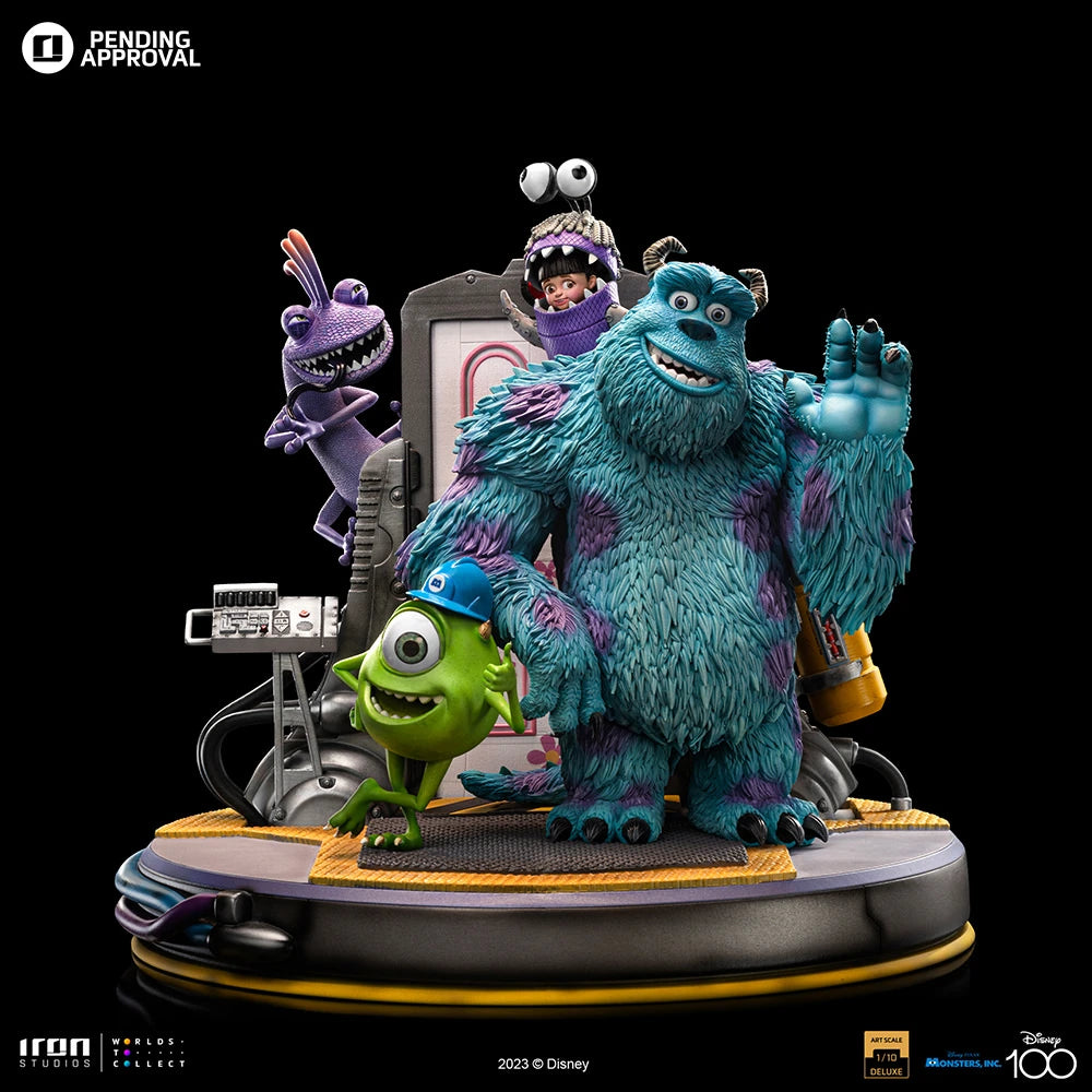 Iron Studios Disney Classics Diorama Series Deluxe Monsters Inc. (Disney 100th Anniversary) 1/10 Art Scale Limited Edition Statue