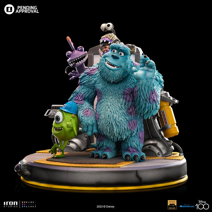 Iron Studios Disney Classics Diorama Series Deluxe Monsters Inc. (Disney 100th Anniversary) 1/10 Art Scale Limited Edition Statue