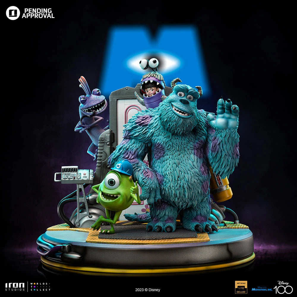 Iron Studios Disney Classics Diorama Series Deluxe Monsters Inc. (Disney 100th Anniversary) 1/10 Art Scale Limited Edition Statue
