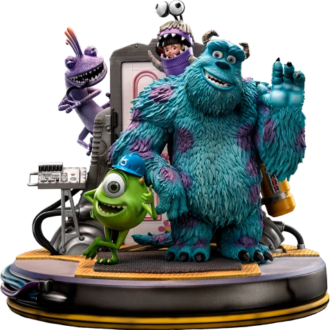 Iron Studios Disney Classics Diorama Series Deluxe Monsters Inc. (Disney 100th Anniversary) 1/10 Art Scale Limited Edition Statue