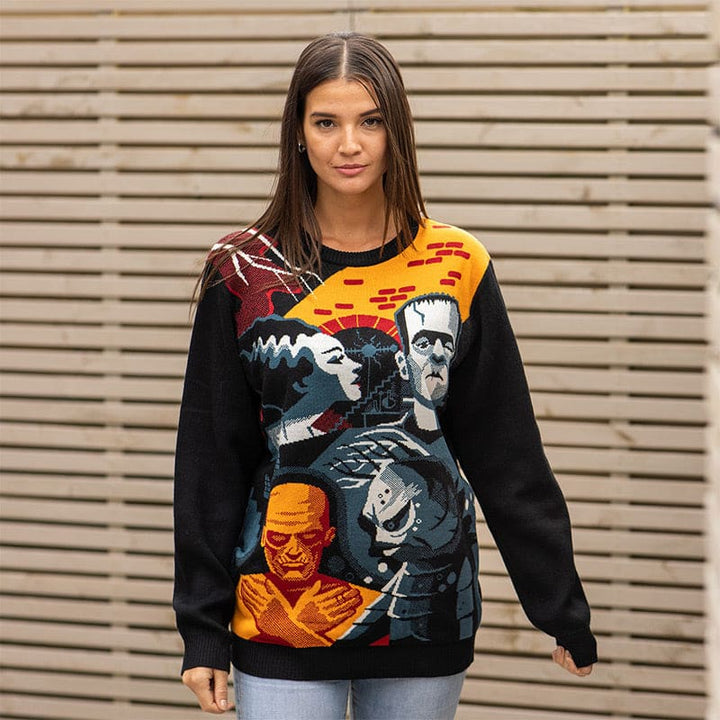 Official Universal Monsters Christmas Unisex Jumper