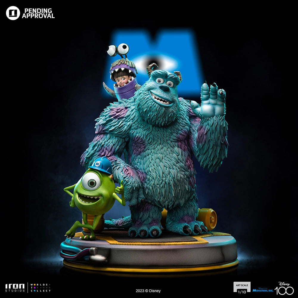Iron Studios Disney Classics Diorama Series Monsters Inc. (Disney 100th Anniversary) 1/10 Art Scale Limited Edition Statue