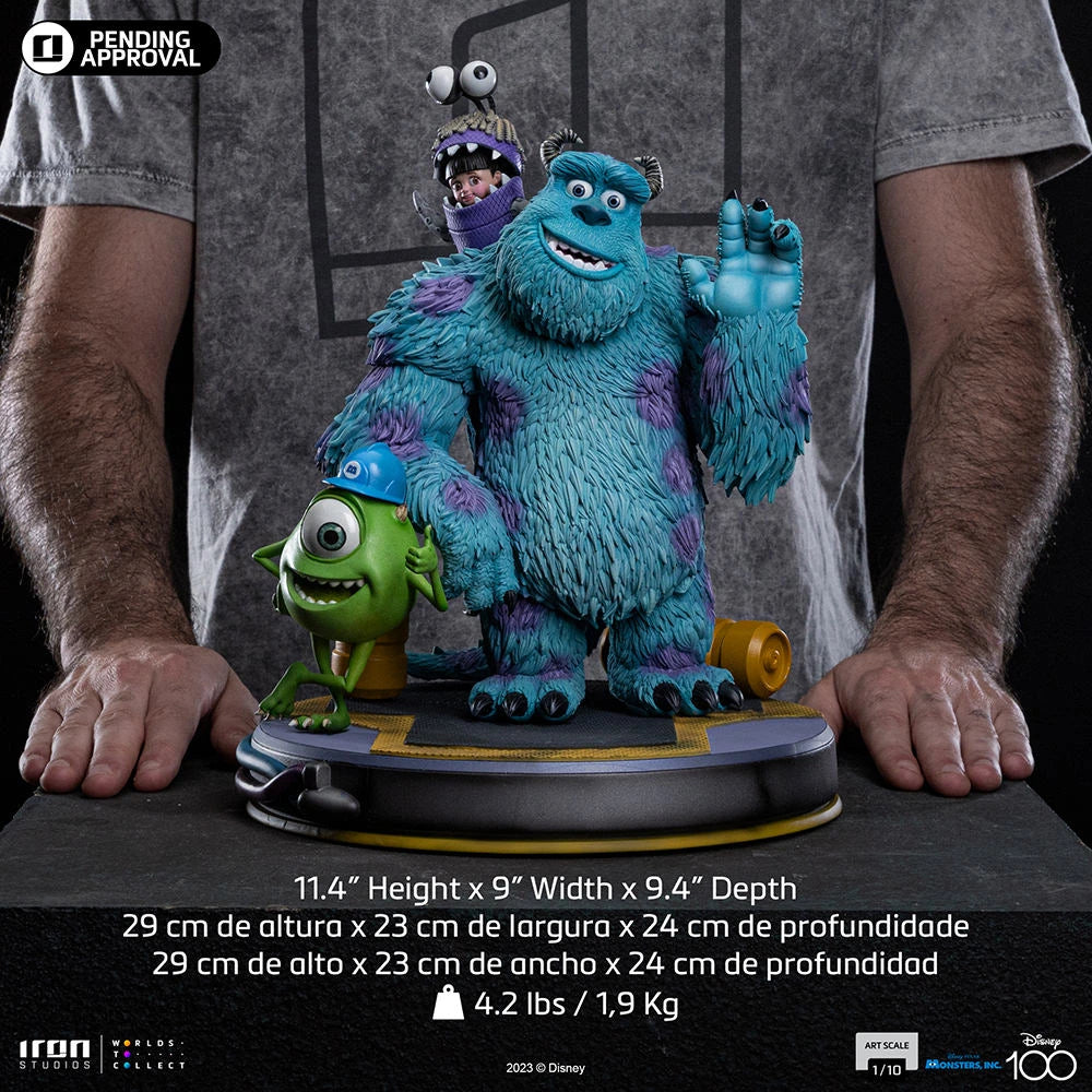 Iron Studios Disney Classics Diorama Series Monsters Inc. (Disney 100th Anniversary) 1/10 Art Scale Limited Edition Statue
