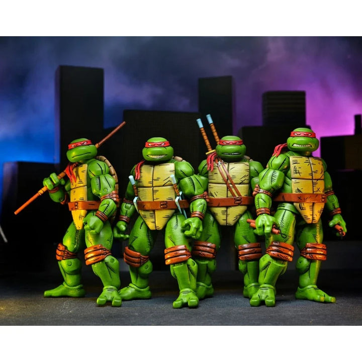 NECA Teenage Mutant Ninja Turtles Mirage Comics Ultimate 7″ Action Figure 4 Pack Set