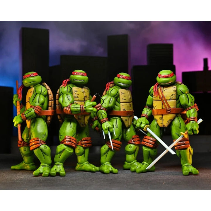 NECA Teenage Mutant Ninja Turtles Mirage Comics Ultimate 7″ Action Figure 4 Pack Set