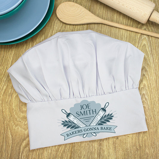 Personalised Bakers Gonna Bake Chef Hat