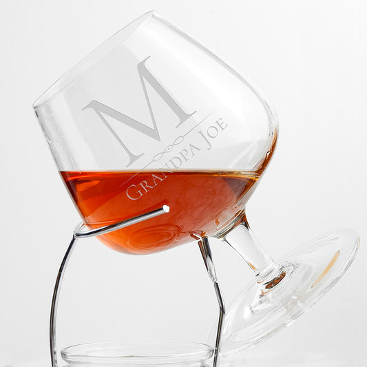 Personalised Brandy Warmer Set, alternate view